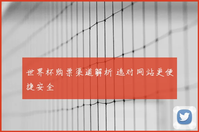世界杯购票渠道解析 选对网站更便捷安全
